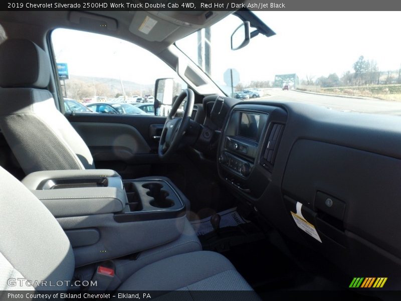 Red Hot / Dark Ash/Jet Black 2019 Chevrolet Silverado 2500HD Work Truck Double Cab 4WD