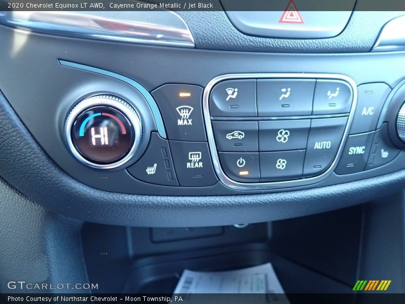 Cayenne Orange Metallic / Jet Black 2020 Chevrolet Equinox LT AWD