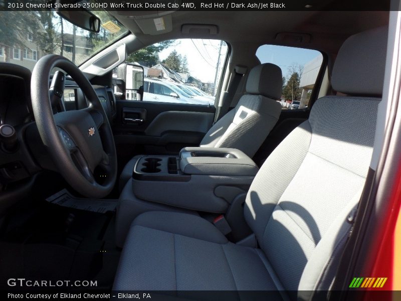 Red Hot / Dark Ash/Jet Black 2019 Chevrolet Silverado 2500HD Work Truck Double Cab 4WD
