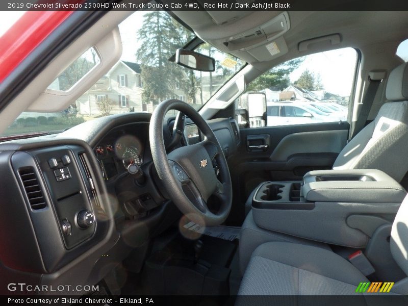 Red Hot / Dark Ash/Jet Black 2019 Chevrolet Silverado 2500HD Work Truck Double Cab 4WD