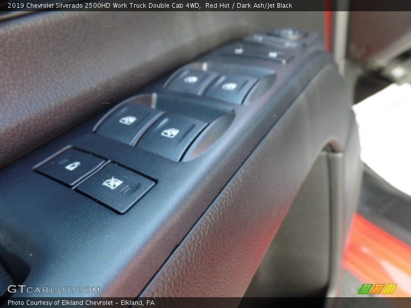 Red Hot / Dark Ash/Jet Black 2019 Chevrolet Silverado 2500HD Work Truck Double Cab 4WD