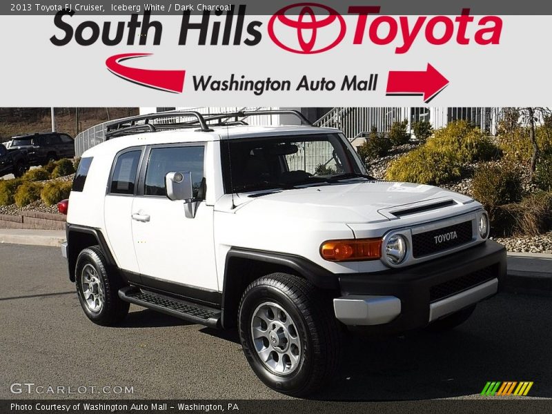Iceberg White / Dark Charcoal 2013 Toyota FJ Cruiser