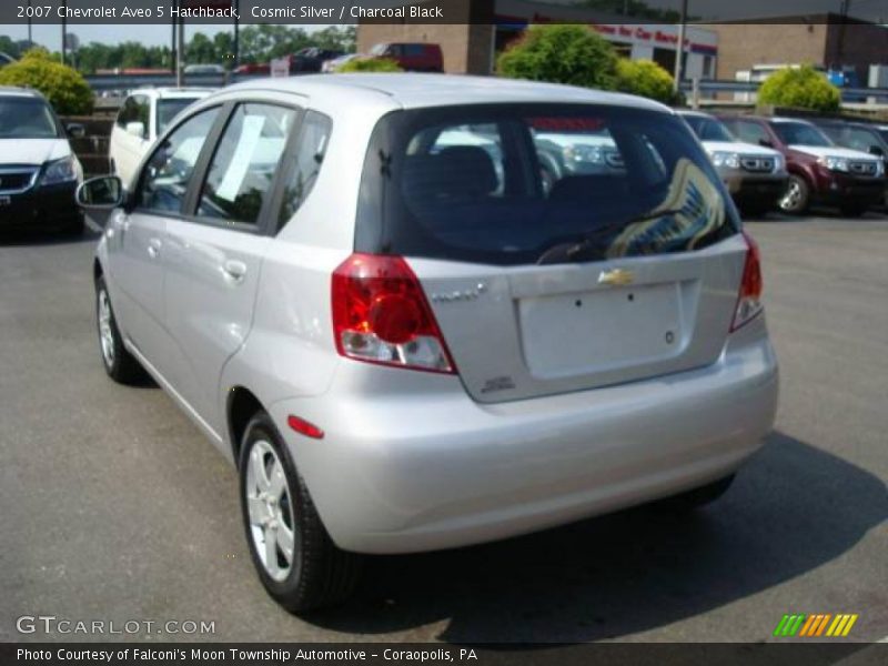 Cosmic Silver / Charcoal Black 2007 Chevrolet Aveo 5 Hatchback