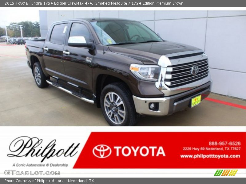 Smoked Mesquite / 1794 Edition Premium Brown 2019 Toyota Tundra 1794 Edition CrewMax 4x4