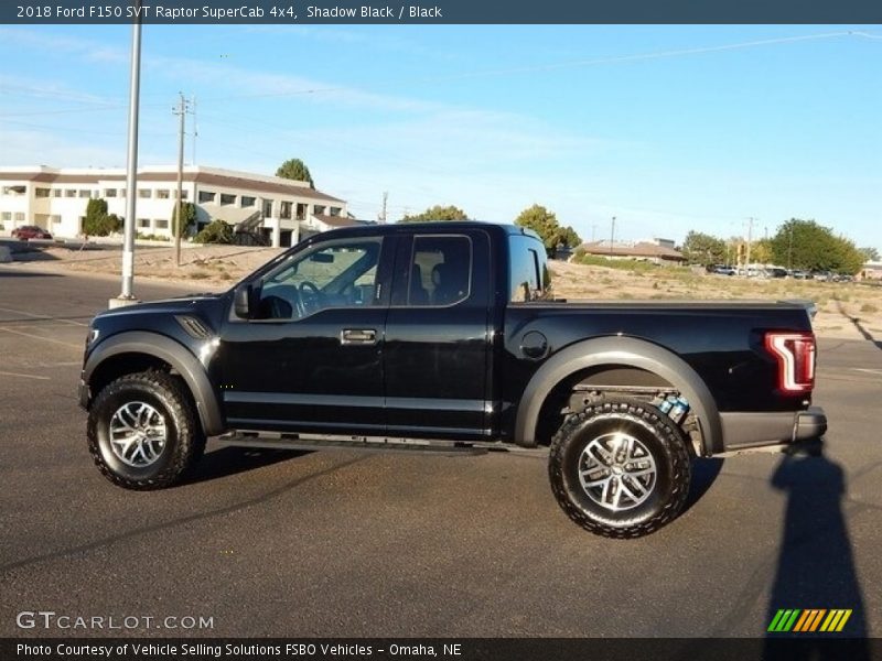 Shadow Black / Black 2018 Ford F150 SVT Raptor SuperCab 4x4