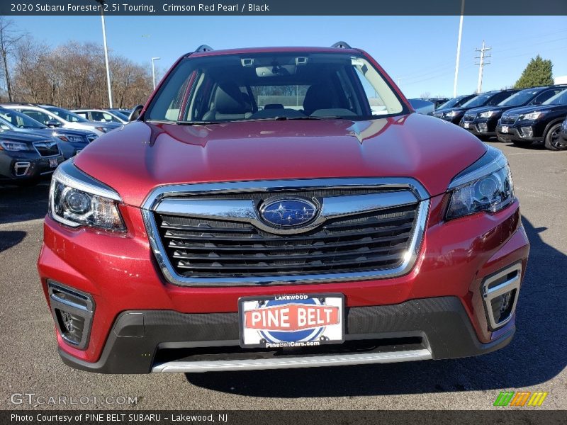 Crimson Red Pearl / Black 2020 Subaru Forester 2.5i Touring