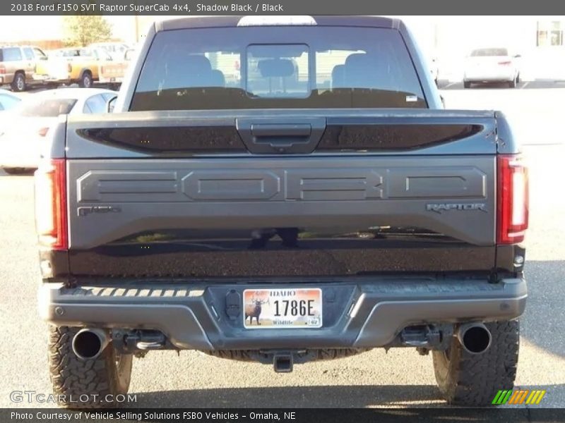 Shadow Black / Black 2018 Ford F150 SVT Raptor SuperCab 4x4