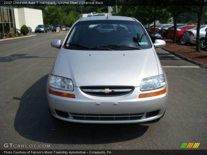 Cosmic Silver / Charcoal Black 2007 Chevrolet Aveo 5 Hatchback