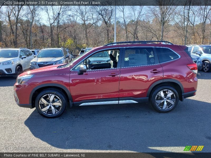 Crimson Red Pearl / Black 2020 Subaru Forester 2.5i Touring