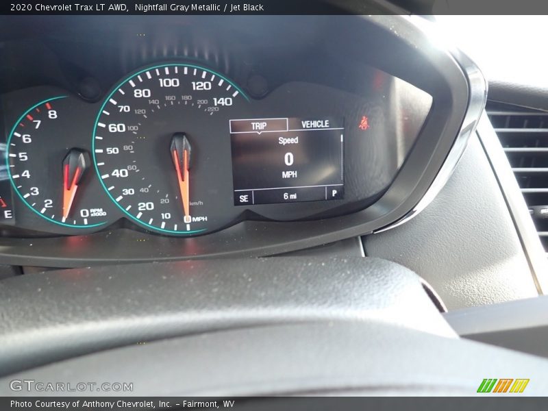 Nightfall Gray Metallic / Jet Black 2020 Chevrolet Trax LT AWD