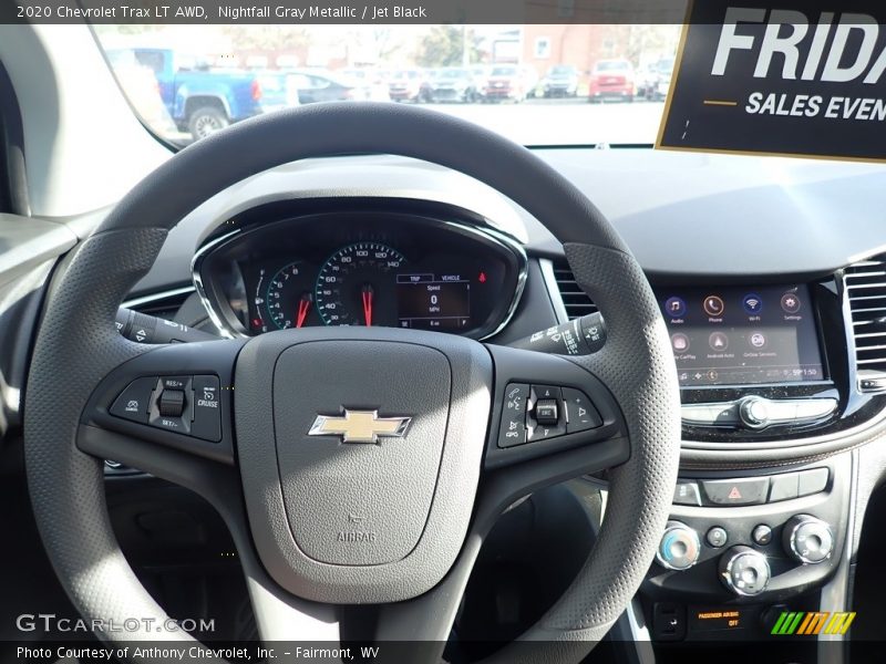 Nightfall Gray Metallic / Jet Black 2020 Chevrolet Trax LT AWD