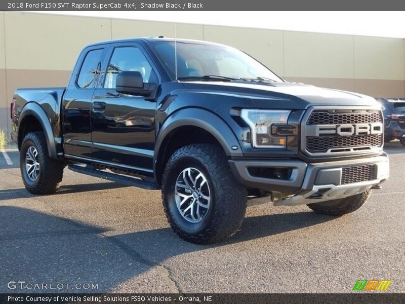 Front 3/4 View of 2018 F150 SVT Raptor SuperCab 4x4