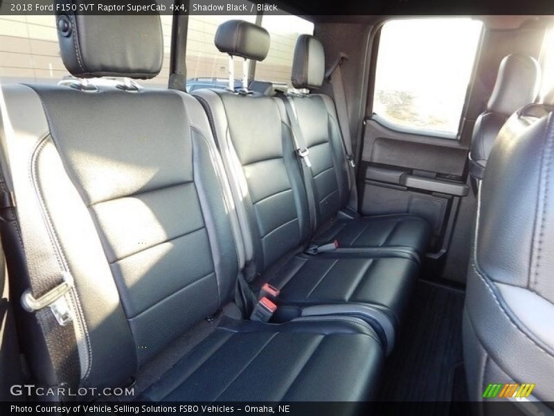 Rear Seat of 2018 F150 SVT Raptor SuperCab 4x4