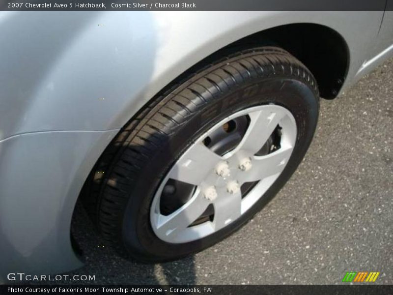 Cosmic Silver / Charcoal Black 2007 Chevrolet Aveo 5 Hatchback