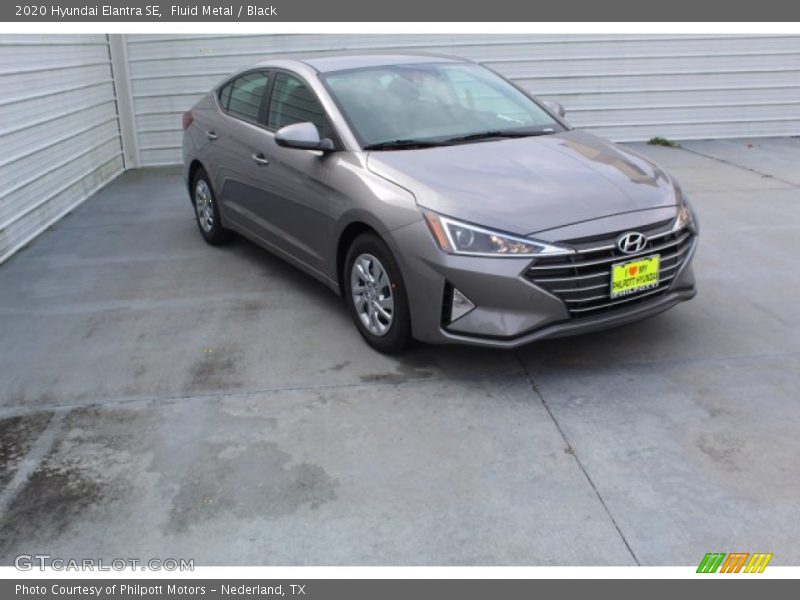 Fluid Metal / Black 2020 Hyundai Elantra SE