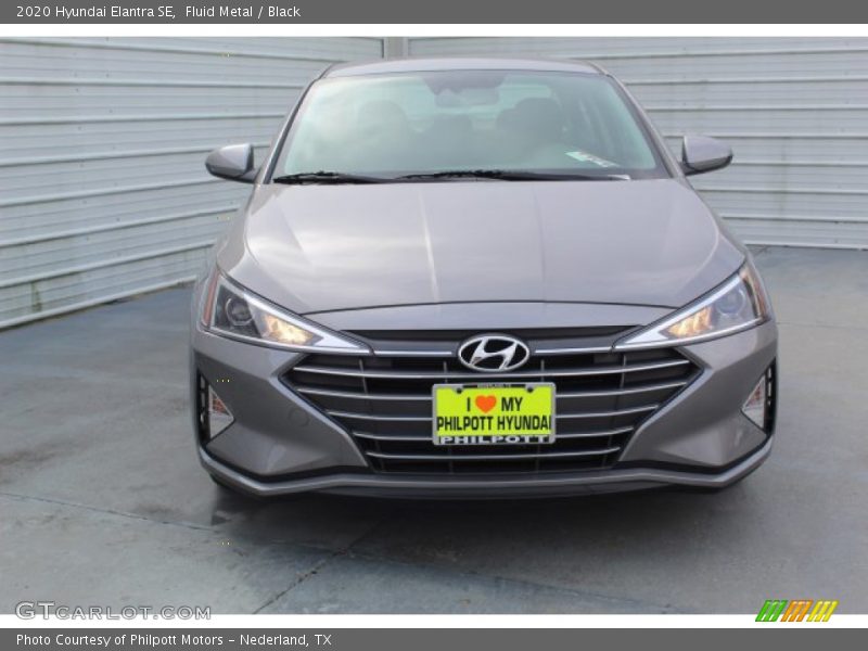 Fluid Metal / Black 2020 Hyundai Elantra SE