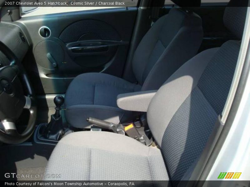 Cosmic Silver / Charcoal Black 2007 Chevrolet Aveo 5 Hatchback