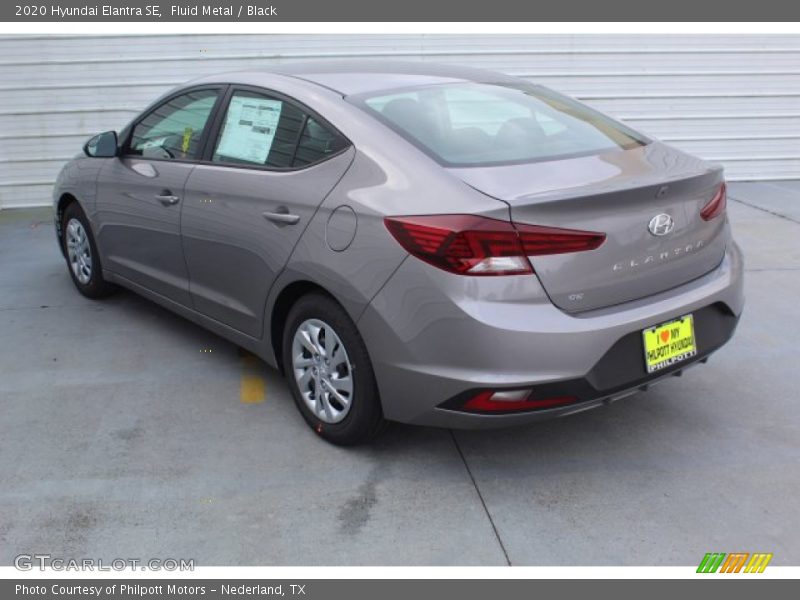 Fluid Metal / Black 2020 Hyundai Elantra SE