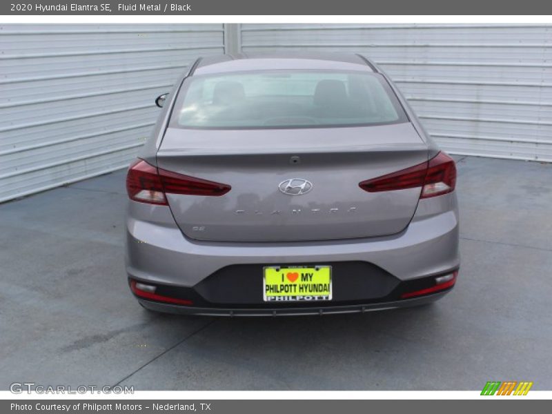 Fluid Metal / Black 2020 Hyundai Elantra SE