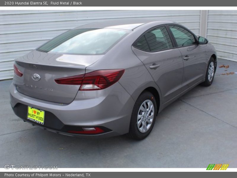 Fluid Metal / Black 2020 Hyundai Elantra SE