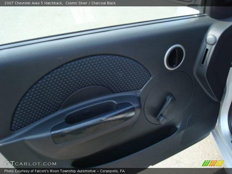 Cosmic Silver / Charcoal Black 2007 Chevrolet Aveo 5 Hatchback