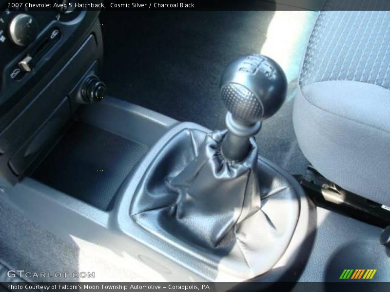 Cosmic Silver / Charcoal Black 2007 Chevrolet Aveo 5 Hatchback