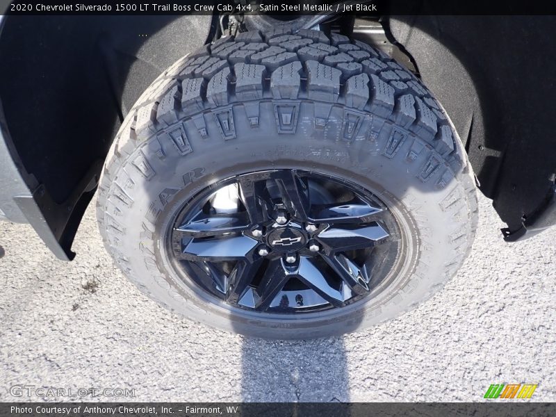 Satin Steel Metallic / Jet Black 2020 Chevrolet Silverado 1500 LT Trail Boss Crew Cab 4x4