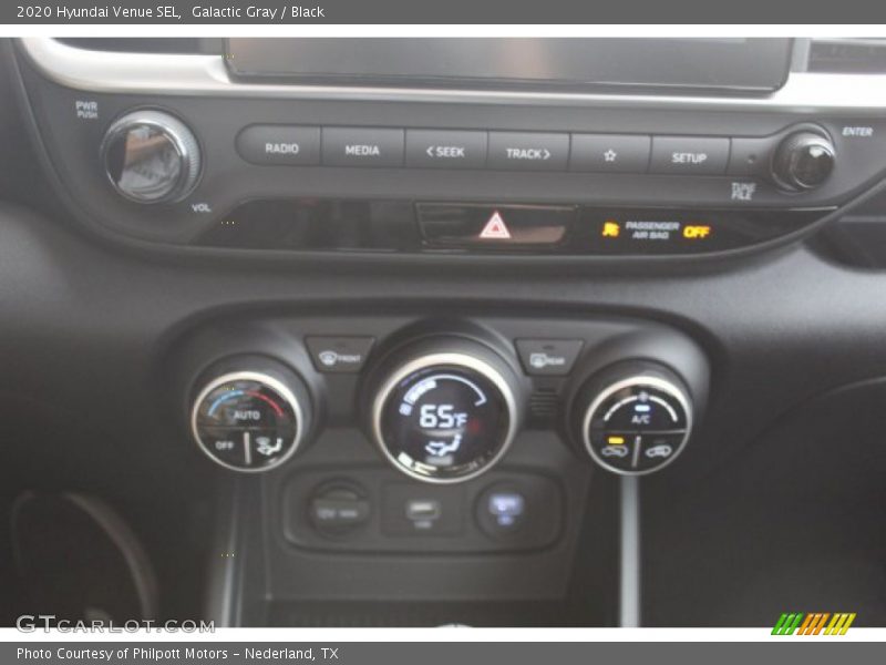 Galactic Gray / Black 2020 Hyundai Venue SEL