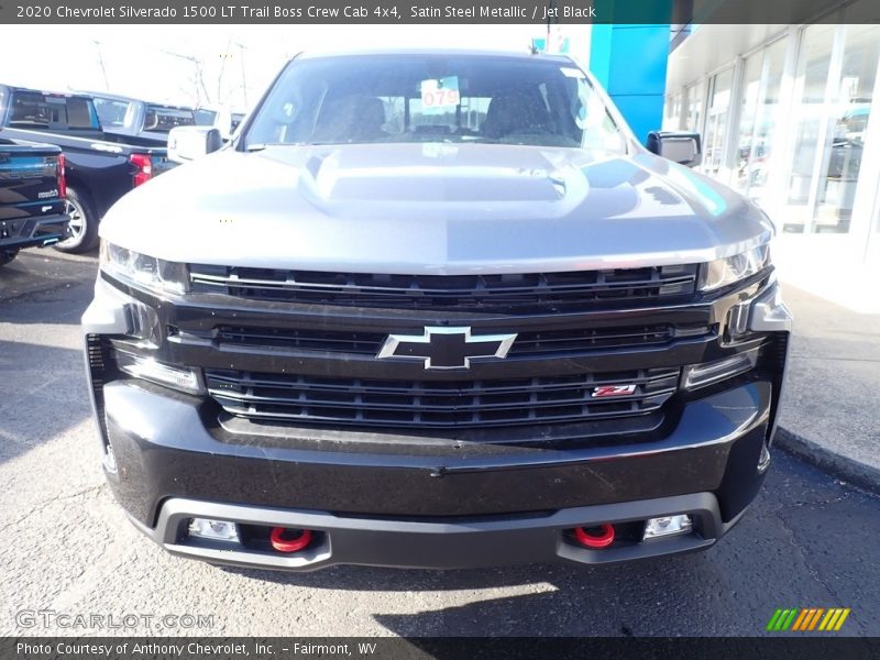 Satin Steel Metallic / Jet Black 2020 Chevrolet Silverado 1500 LT Trail Boss Crew Cab 4x4