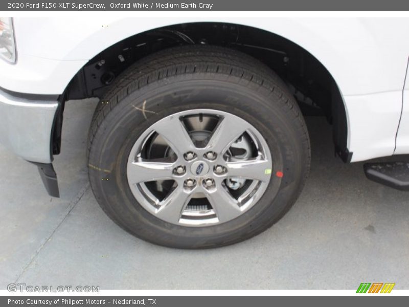 Oxford White / Medium Earth Gray 2020 Ford F150 XLT SuperCrew