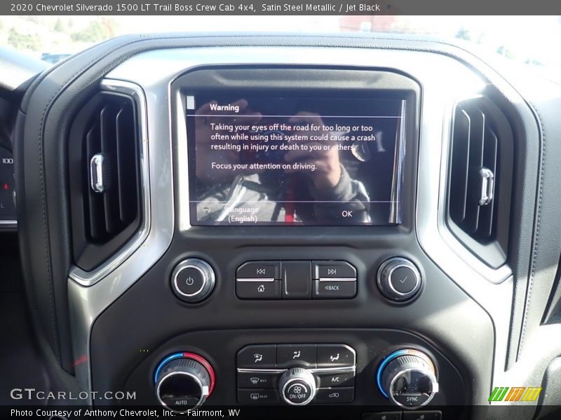 Satin Steel Metallic / Jet Black 2020 Chevrolet Silverado 1500 LT Trail Boss Crew Cab 4x4