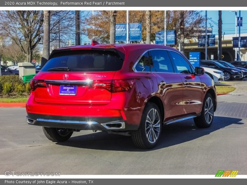 Performance Red Pearl / Parchment 2020 Acura MDX Technology