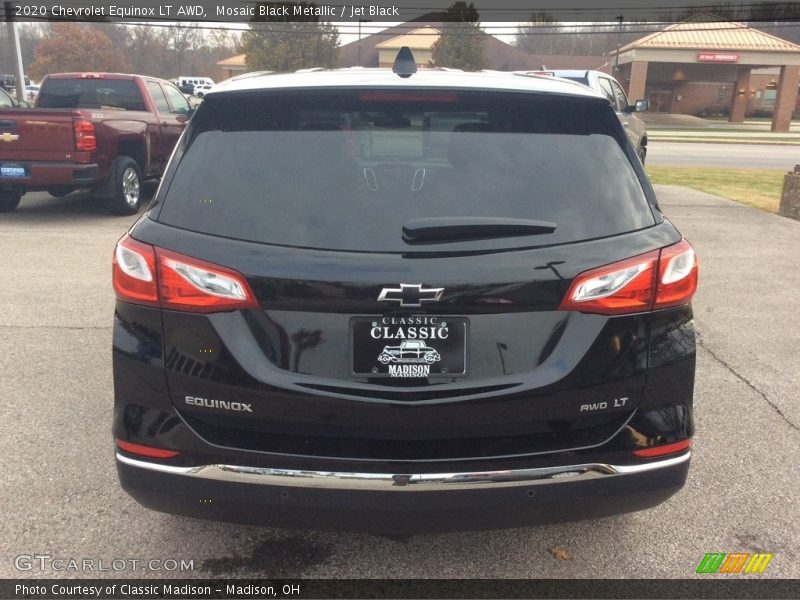 Mosaic Black Metallic / Jet Black 2020 Chevrolet Equinox LT AWD