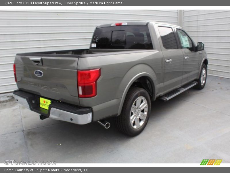 Silver Spruce / Medium Light Camel 2020 Ford F150 Lariat SuperCrew