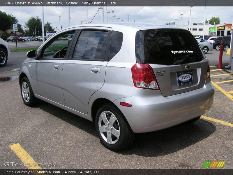 Cosmic Silver / Charcoal Black 2007 Chevrolet Aveo 5 Hatchback