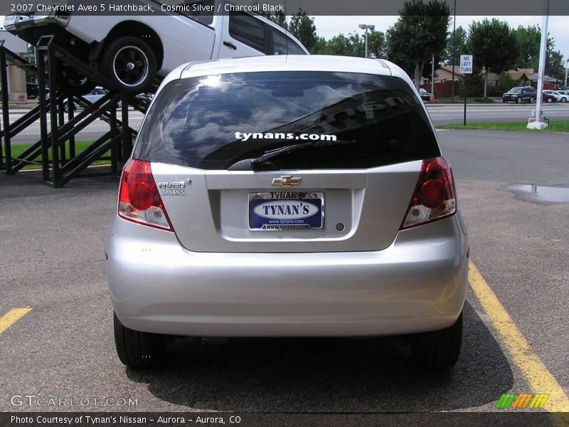 Cosmic Silver / Charcoal Black 2007 Chevrolet Aveo 5 Hatchback