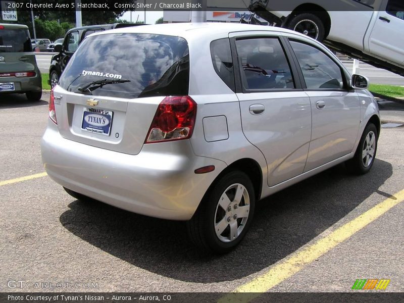 Cosmic Silver / Charcoal Black 2007 Chevrolet Aveo 5 Hatchback