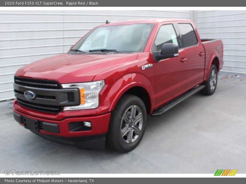 Rapid Red / Black 2020 Ford F150 XLT SuperCrew