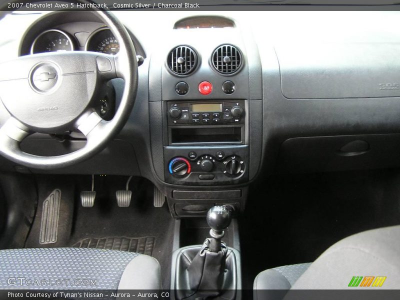 Cosmic Silver / Charcoal Black 2007 Chevrolet Aveo 5 Hatchback