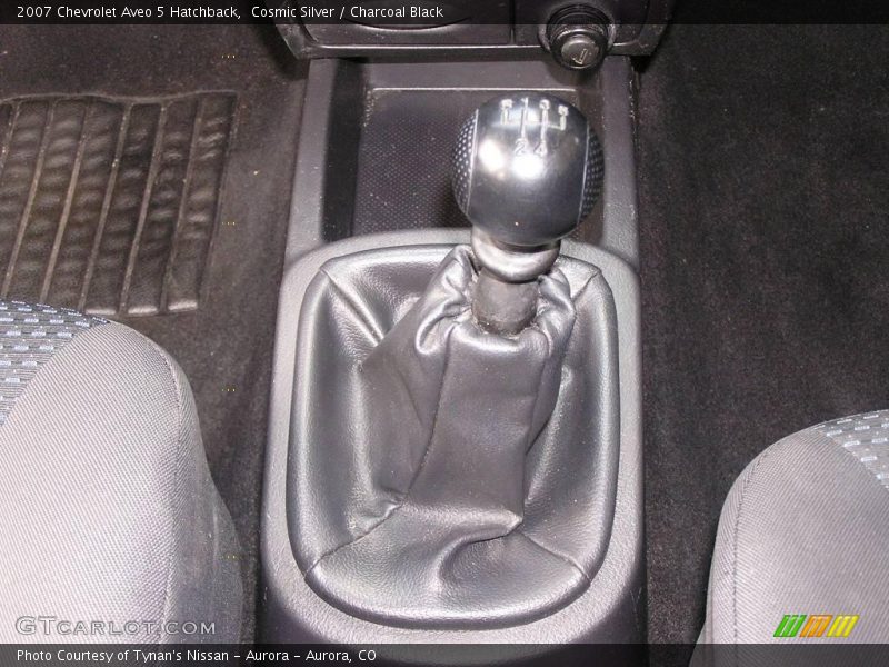 Cosmic Silver / Charcoal Black 2007 Chevrolet Aveo 5 Hatchback
