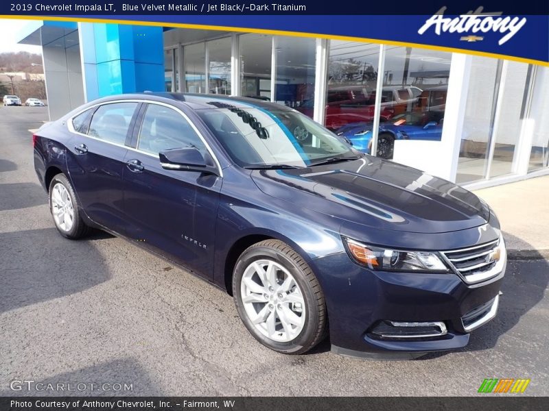 Blue Velvet Metallic / Jet Black/­Dark Titanium 2019 Chevrolet Impala LT