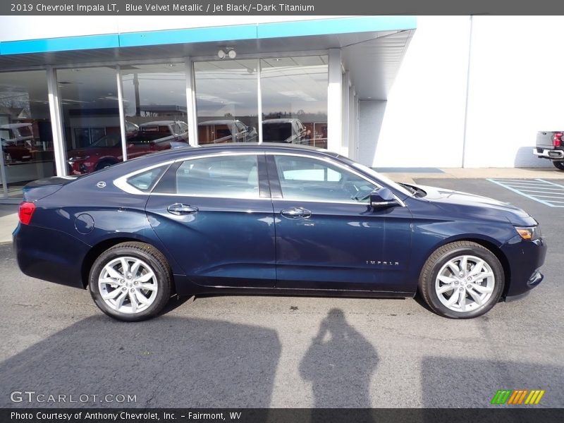 Blue Velvet Metallic / Jet Black/­Dark Titanium 2019 Chevrolet Impala LT