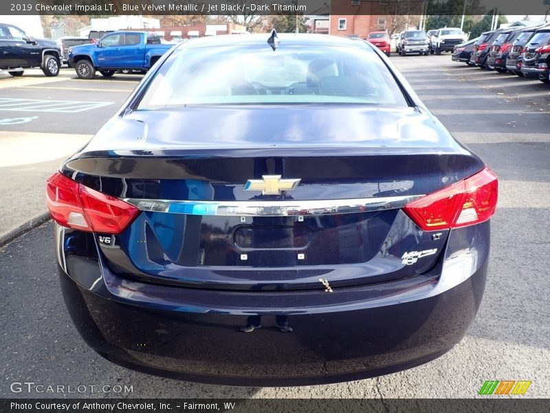 Blue Velvet Metallic / Jet Black/­Dark Titanium 2019 Chevrolet Impala LT