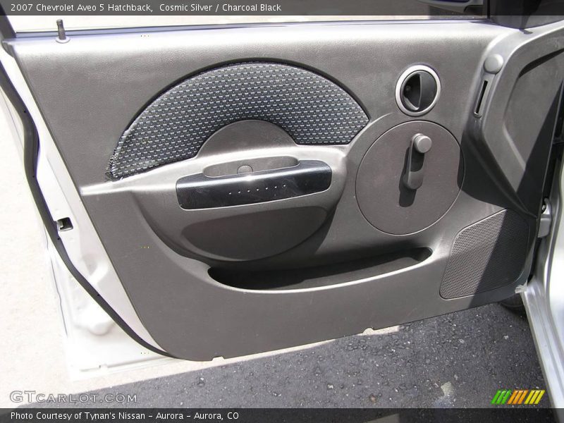Cosmic Silver / Charcoal Black 2007 Chevrolet Aveo 5 Hatchback