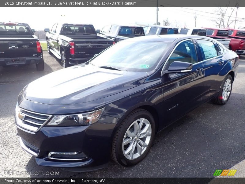 Blue Velvet Metallic / Jet Black/­Dark Titanium 2019 Chevrolet Impala LT