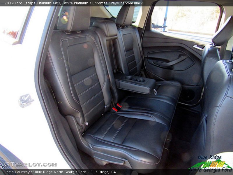 White Platinum / Chromite Gray/Charcoal Black 2019 Ford Escape Titanium 4WD