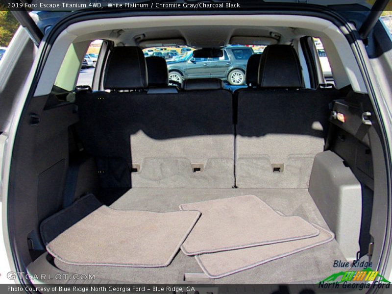 White Platinum / Chromite Gray/Charcoal Black 2019 Ford Escape Titanium 4WD