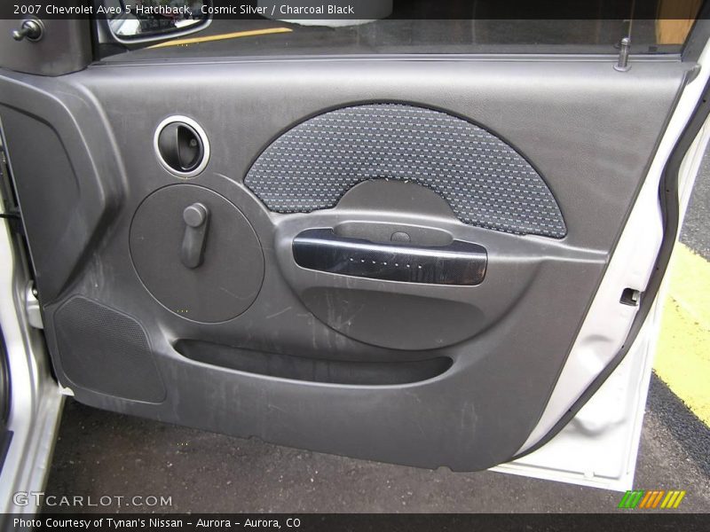 Cosmic Silver / Charcoal Black 2007 Chevrolet Aveo 5 Hatchback