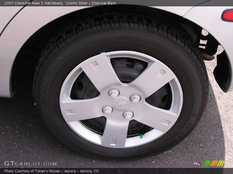Cosmic Silver / Charcoal Black 2007 Chevrolet Aveo 5 Hatchback