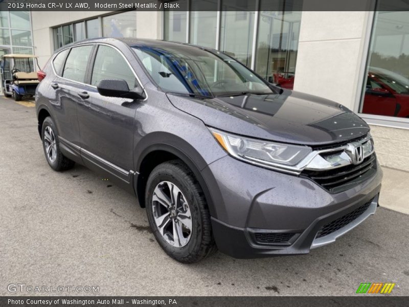Modern Steel Metallic / Black 2019 Honda CR-V LX AWD